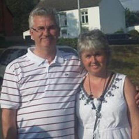 Hilde Omdal Walker with her husband Philip Alan Walker.